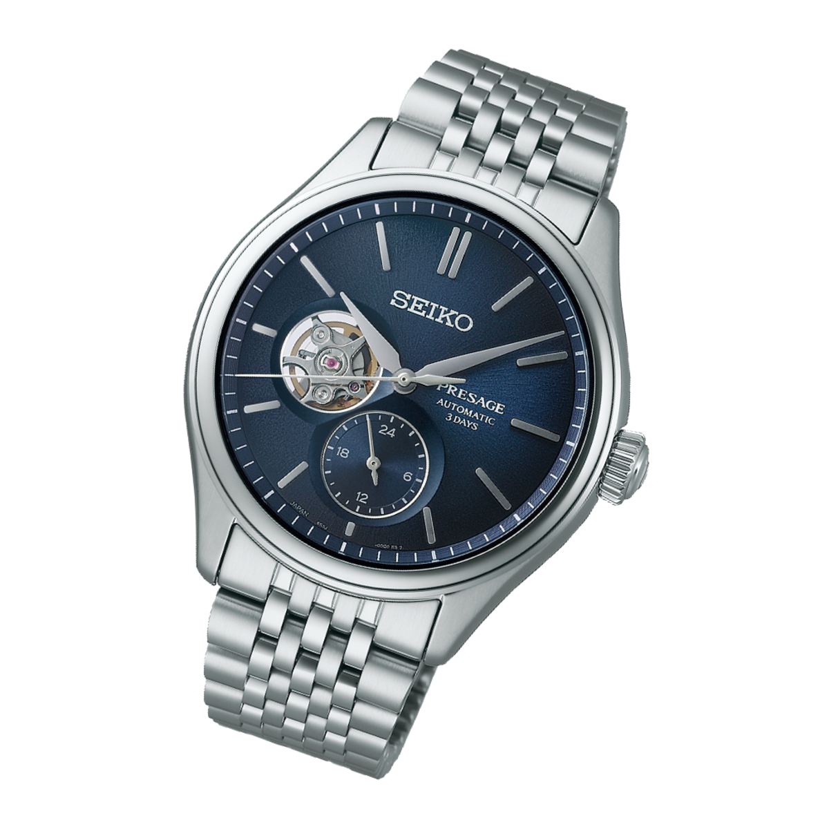 Seiko SPB527J1 Presage Classic Open Heart Watch