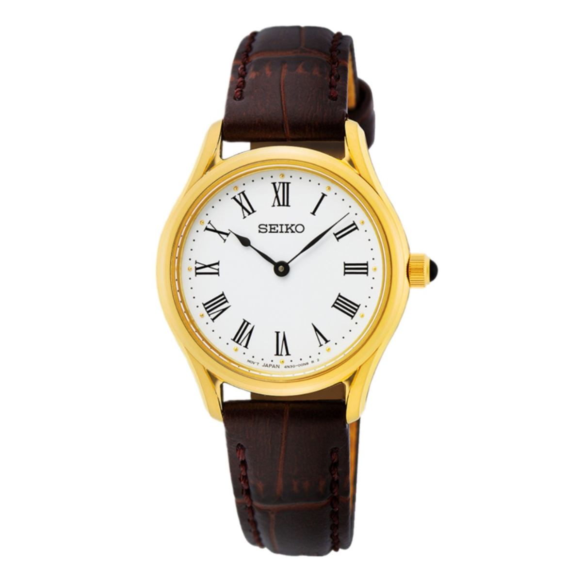 Seiko SWR072P1 - Classic White Dial Quartz Watch