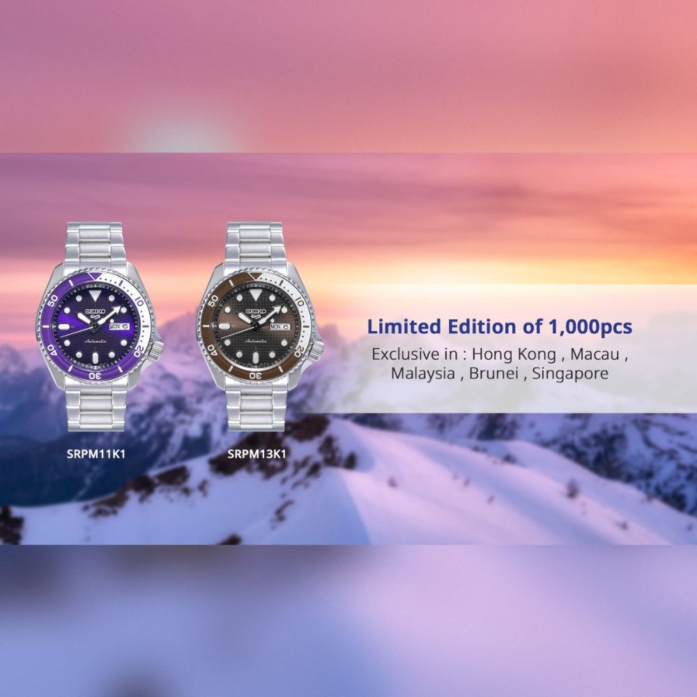 Seiko 5 Sports SRPM13 | 'Winter Sports' Limited Edition Watch