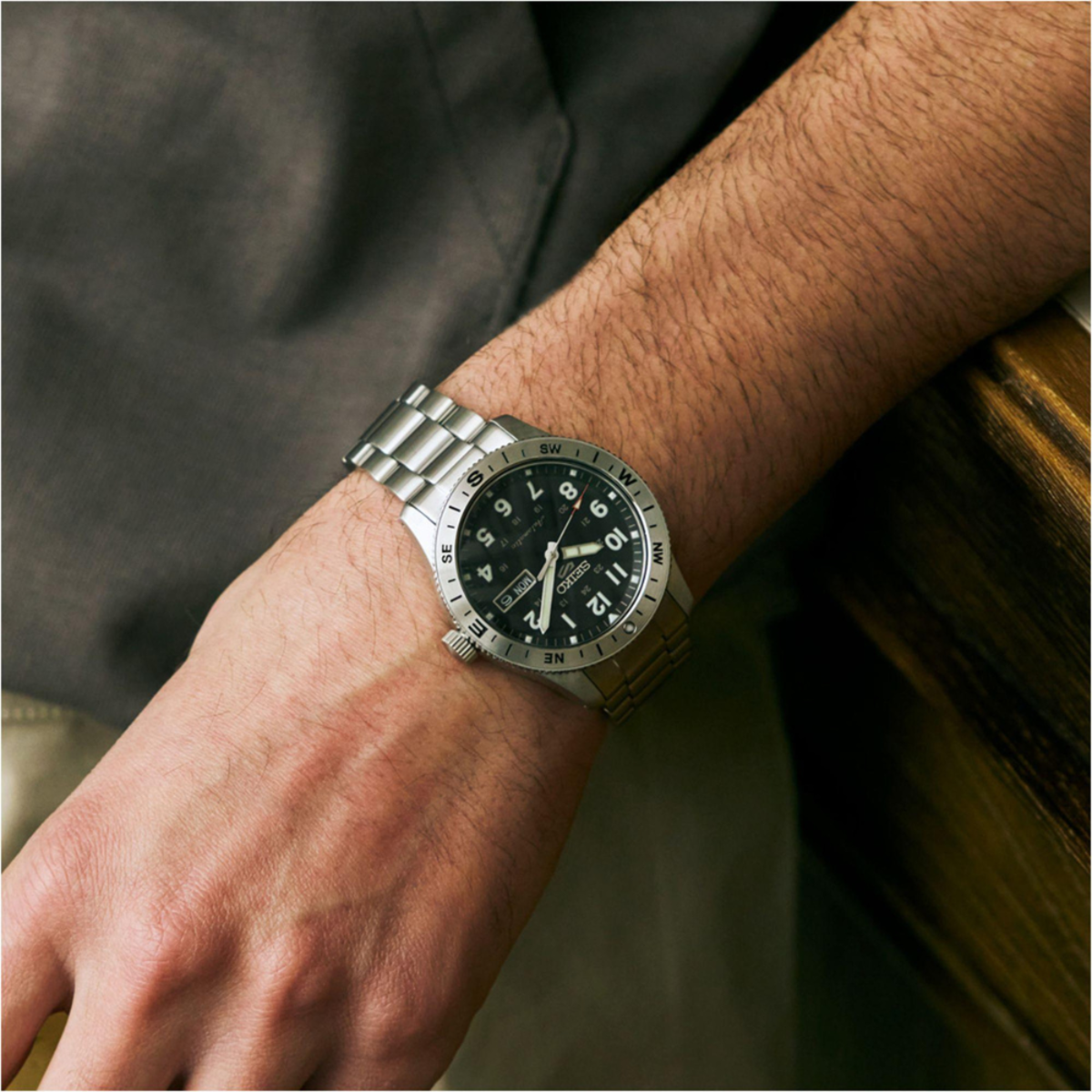 Seiko 5 Sports Field Series HDB006K1 "Camo Black" Automatic Men's Watch