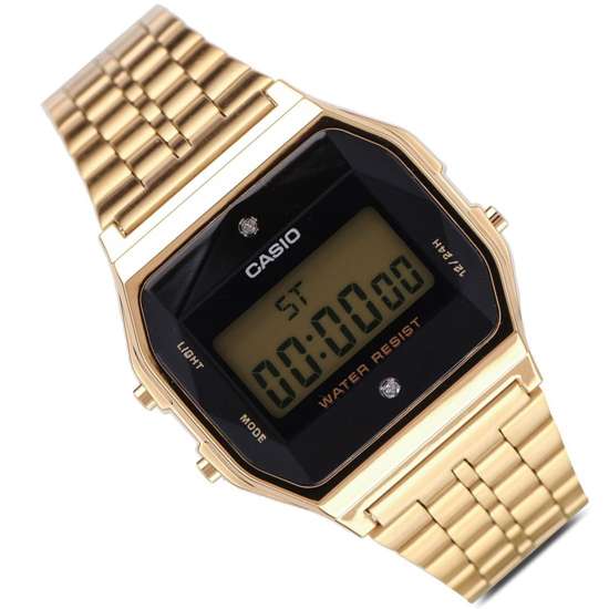 Casio Vintage Gold Digital Watch A159WGED-1 A159WGED-1D