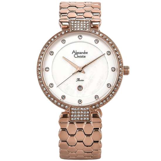 Alexandre Christie Passion 2686LDBRGSL Womens Rose Gold Fashion Watch