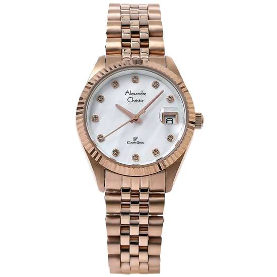 Alexandre Christie 5006LDBRGMS Female Classic Rose Gold Watch