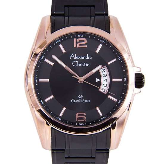 Alexandre Christie 8289MDBBRBA Male Classic Black Watch