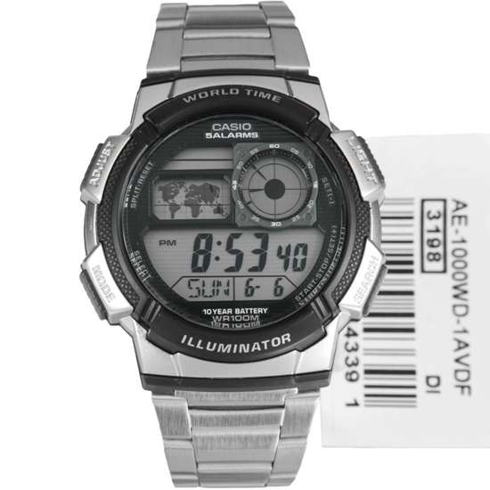 AE-1000WD-1AVDF Casio Men World Time Alarm Sports Watch
