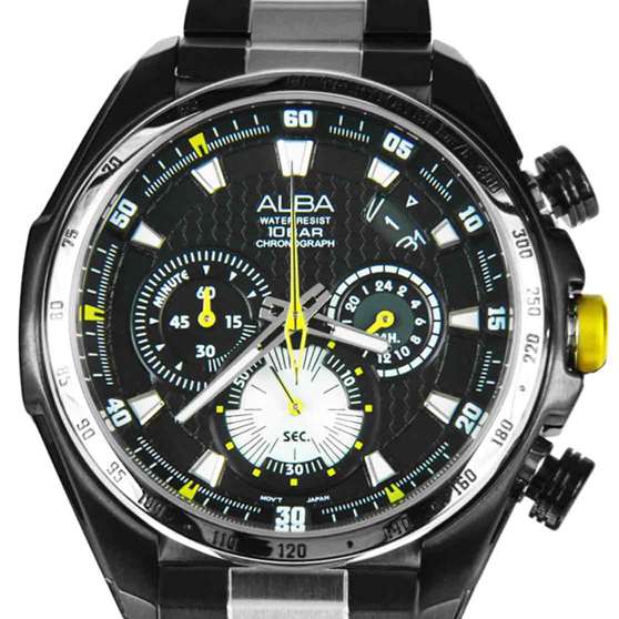 ALBA Mens Chronograph Watch Made by Seiko AU2053X1