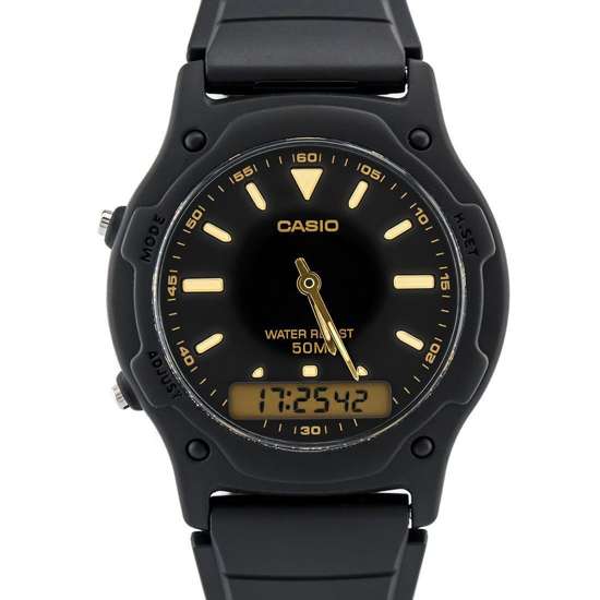 Casio AW-49HE-1A AW49HE-1AV Casual Analog Digital Dual Time Watch
