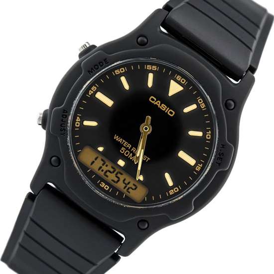 Casio AW-49HE-1A AW49HE-1AV Casual Analog Digital Dual Time Watch