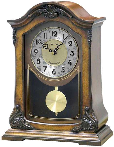 Rhythm wall clock with Pendulum CRJ717CR06