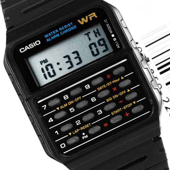 CA-53W-1Z Casio Calculator Alarm Stopwatch Dual Time Watch