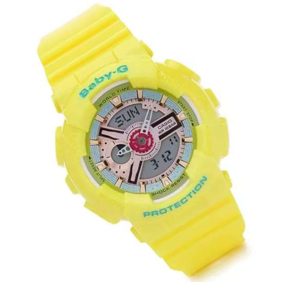 Casio Baby-G Yellow Watch BA-110CA-9 BA-110CA-9A