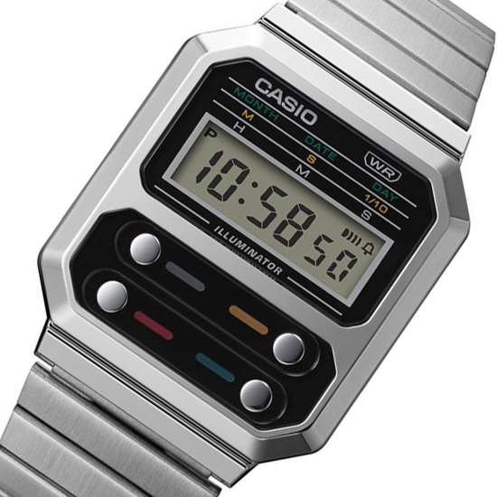 Casio Vintage Unisex Digital Watch A100WE-1A A100WE-1 A100WE