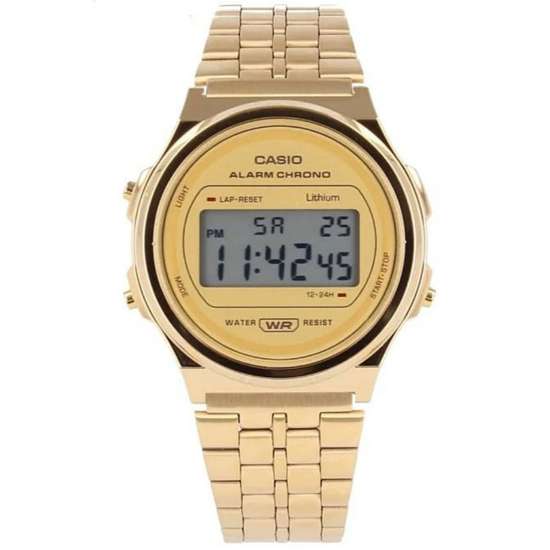 Casio Vintage A171WEG-9A A171WEG A171WEG-9 Gold Unisex Digital Watch