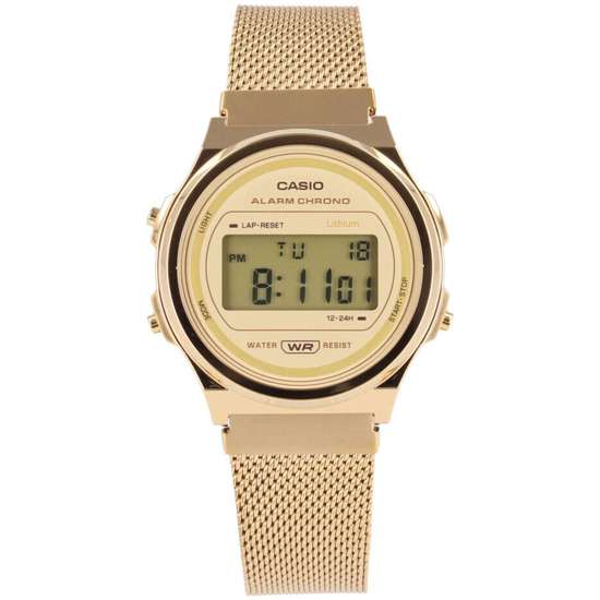 Casio Vintage A171WEMG-9A A171WEMG A171WEMG-9 Gold Unisex Digital Watch