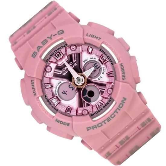 Casio Baby-G Pink Blush Plaid Limited Edition Watch BA-130SP-4A BA130SP-4A