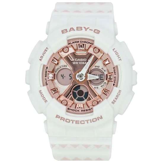 Casio Baby-G White Plaid Limited Edition Watch BA-130SP-7A BA130SP-7A