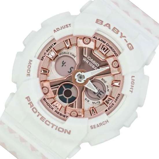 Casio Baby-G White Plaid Limited Edition Watch BA-130SP-7A BA130SP-7A