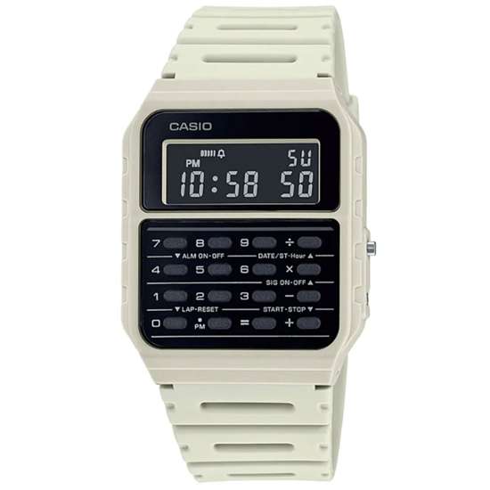 Casio Retro White Calculator Watch CA-53WF-8B CA-53WF-8BDF