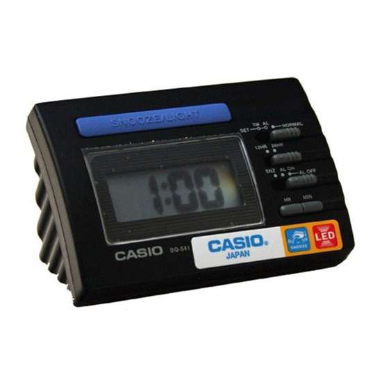Casio Digital DQ-541-1R DQ541-1R Black Snooze Table Clock