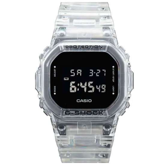 Casio G-Shock Skeleton DW-5600SKE-7D DW5600SKE-7 Clear Transparent Watch