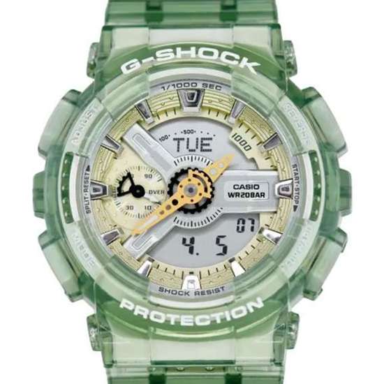 Casio G-Shock Green Metallic Translucence Watch GMA-S110GS-3A GMAS110GS-3
