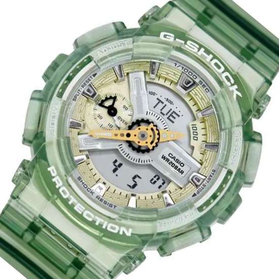 Casio G-Shock Green Metallic Translucence Watch GMA-S110GS-3A GMAS110GS-3