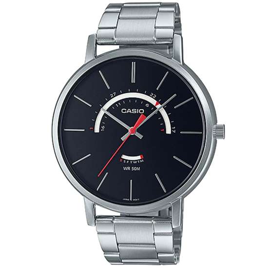 Casio Quartz MTP-B105D-1AV MTPB105D-1A Male Stainless Watch