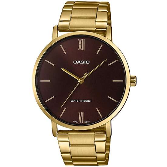 Casio MTP-VT01G-5B MTPVT01G-5B Male Gold Dress Watch
