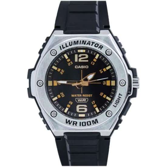 Casio Classic Sporty Black Dial MWA-100H-1A2 MWA100H-1A2 Rubber Watch