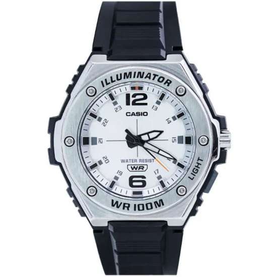 Casio Classic Sporty Silver Dial MWA-100H-7A MWA100H-7 Rubber Watch