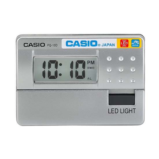 Casio PQ-10D-8 PQ10D-8RD PQ-10D-8RDF Travellers Alarm Clock
