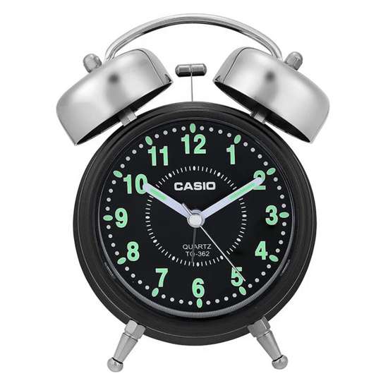 Casio Vintage Black Bell TQ-362-1A TQ-362-1ADF TQ-362 Alarm Clock