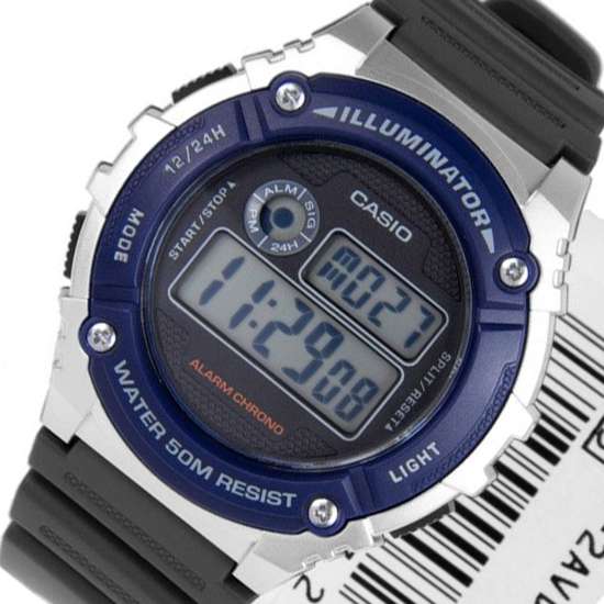 Casio W-216H-2AV W216H-2A Chronograph Digital Watch