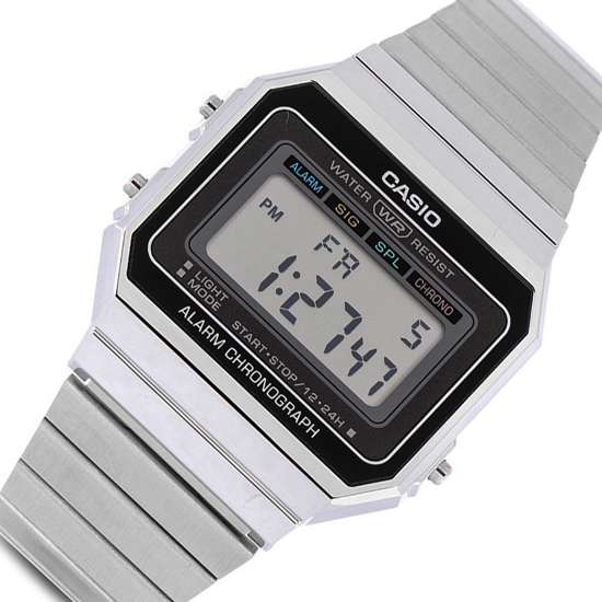 Casio Vintage Digital Unisex Watch A700W-1 A700W-1A