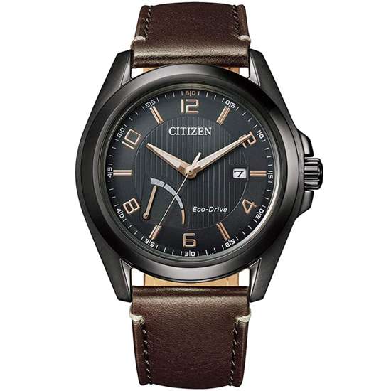 Citizen AW7057-18H Male Leather Solar Watch