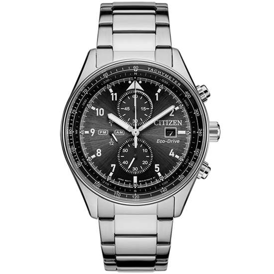 Citizen Eco-Drive Chronograph CA0770-81E Black Dial Watch