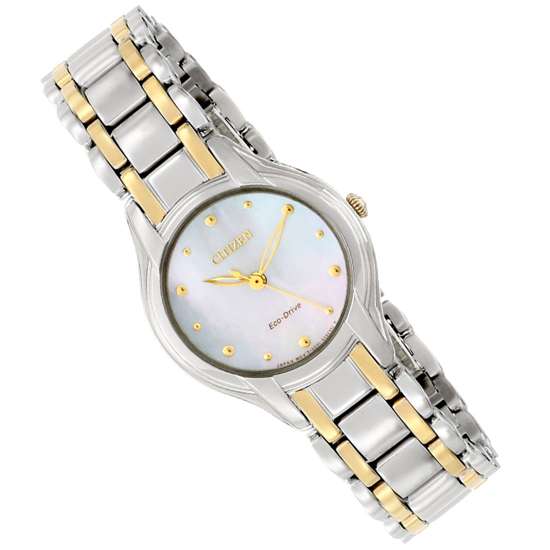 Citizen EM0284-51D Ladies Mother of Pear Watch