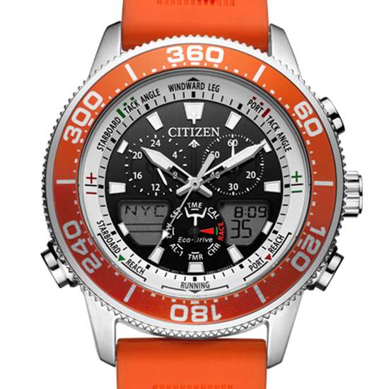Citizen JR4061-18E Yacht Eco-Drive Orange Watch