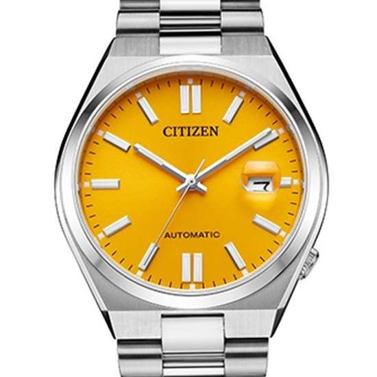 Citizen Mechanical NJ0150-81Z Yellow Dial Male Analog Casual Watch