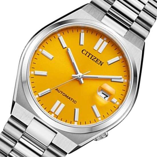 Citizen Mechanical NJ0150-81Z Yellow Dial Male Analog Casual Watch