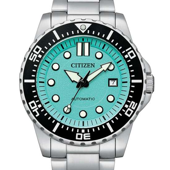 Citizen Urban NJ0170-83X Cyan Dial Automatic Stainless Steel Watch