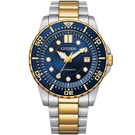 Citizen Automatic NJ0174-82L Blue Dial Two Tone Stainless Steel Watch
