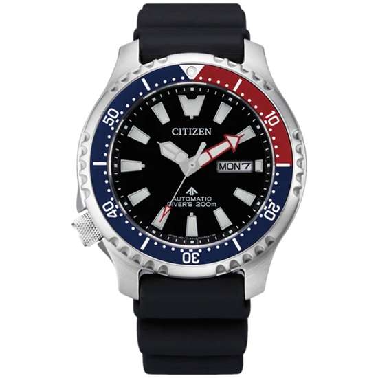 Citizen NY0110-13E Automatic Pepsi Bezel Dive Watch