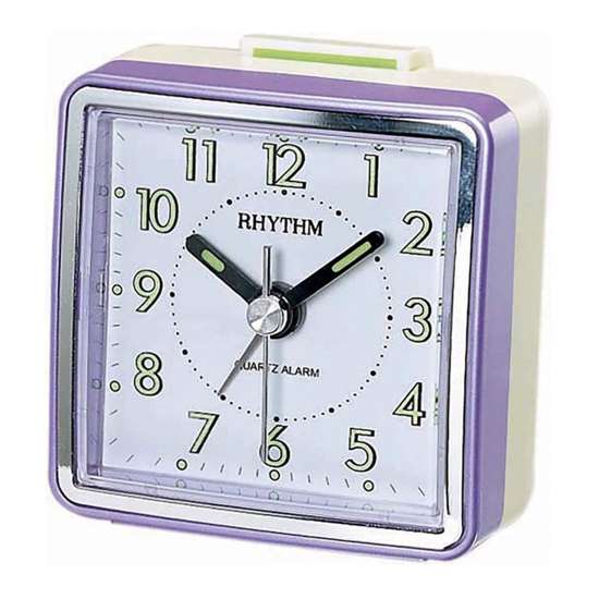 Rhythm Purple Alarm Clock CRE210NR12