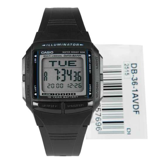 DB-36-1 Casio Data Bank Telememo Watch