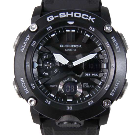 Casio G-Shock GA2000S-1A GA-2000S-1 Black Carbon Core Sports Watch