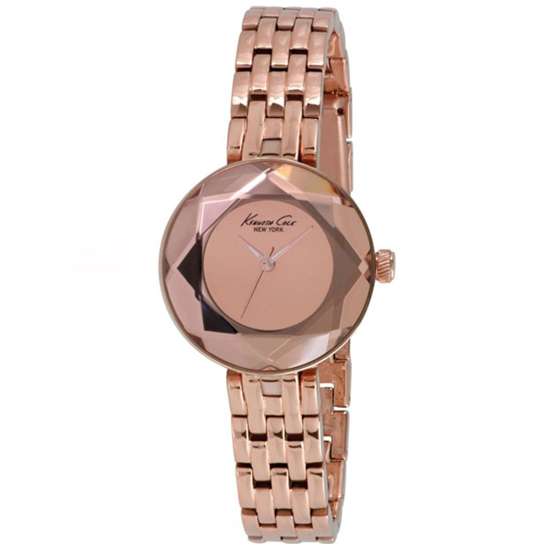 Kenneth Cole Womens KC0010 Rose Gold Stainless Steel Fashion Watch