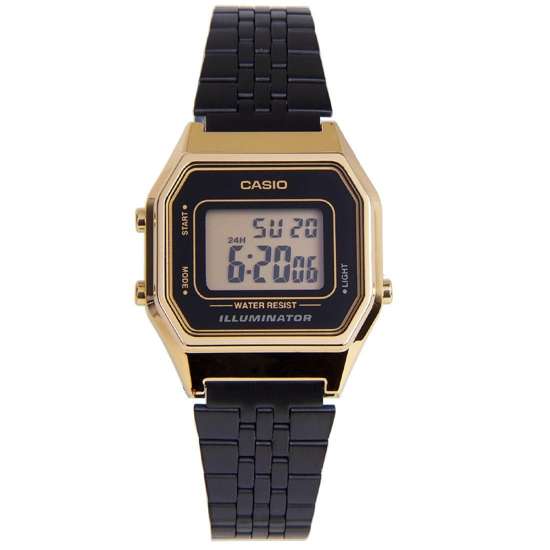 Casio Ladies Black Ion Vintage Watch LA680WEGB-1A