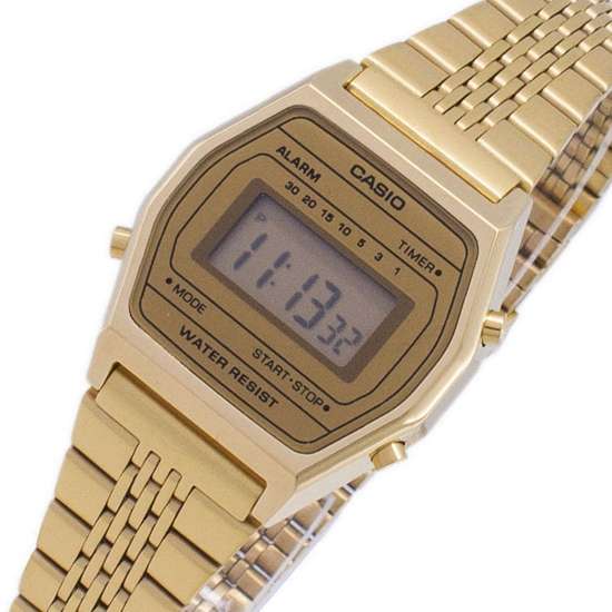 Casio Retro LA690WGA LA690WGA-9 Digital Gold Ladies Watch