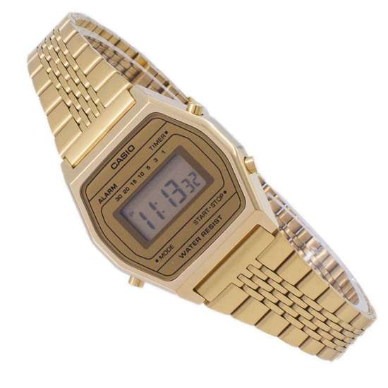 Casio Retro LA690WGA LA690WGA-9 Digital Gold Ladies Watch